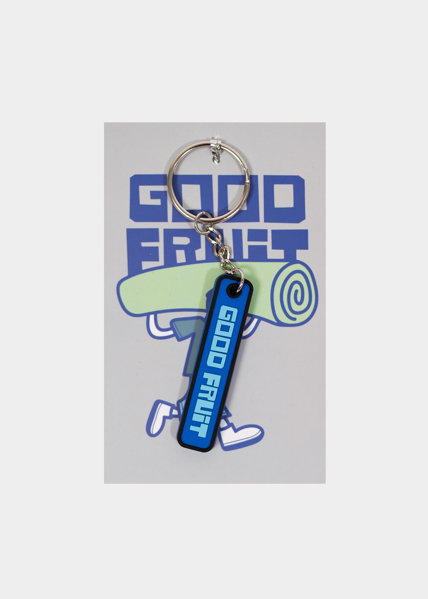 Good Fruit Keychain (Blue)